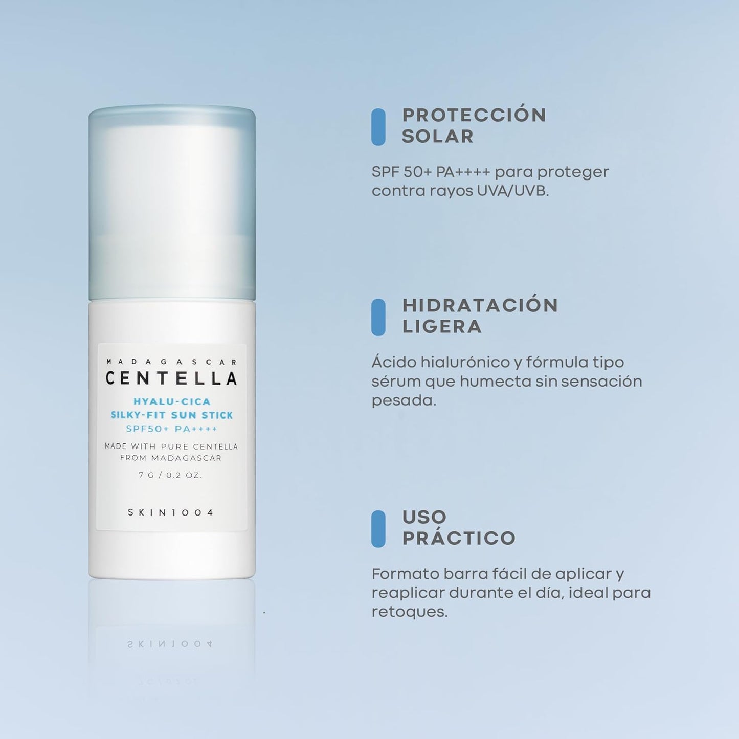 SKIN1004 Madagascar Centella Hyalu-Cica Silky-Fit Sun Stick SPF50+ PA++++