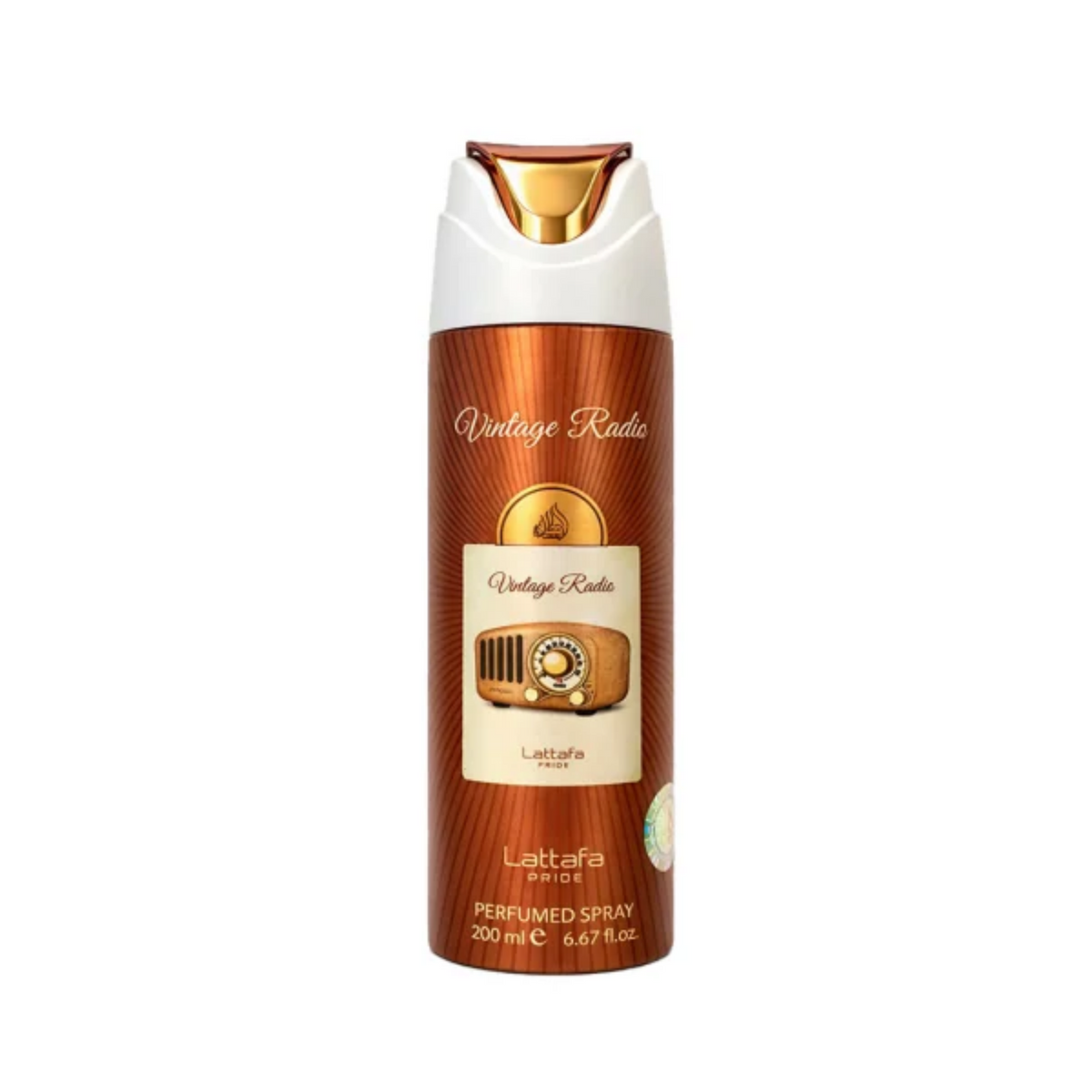 Lattafa Pride Vintage Radio 200ml Deodorant Unisex