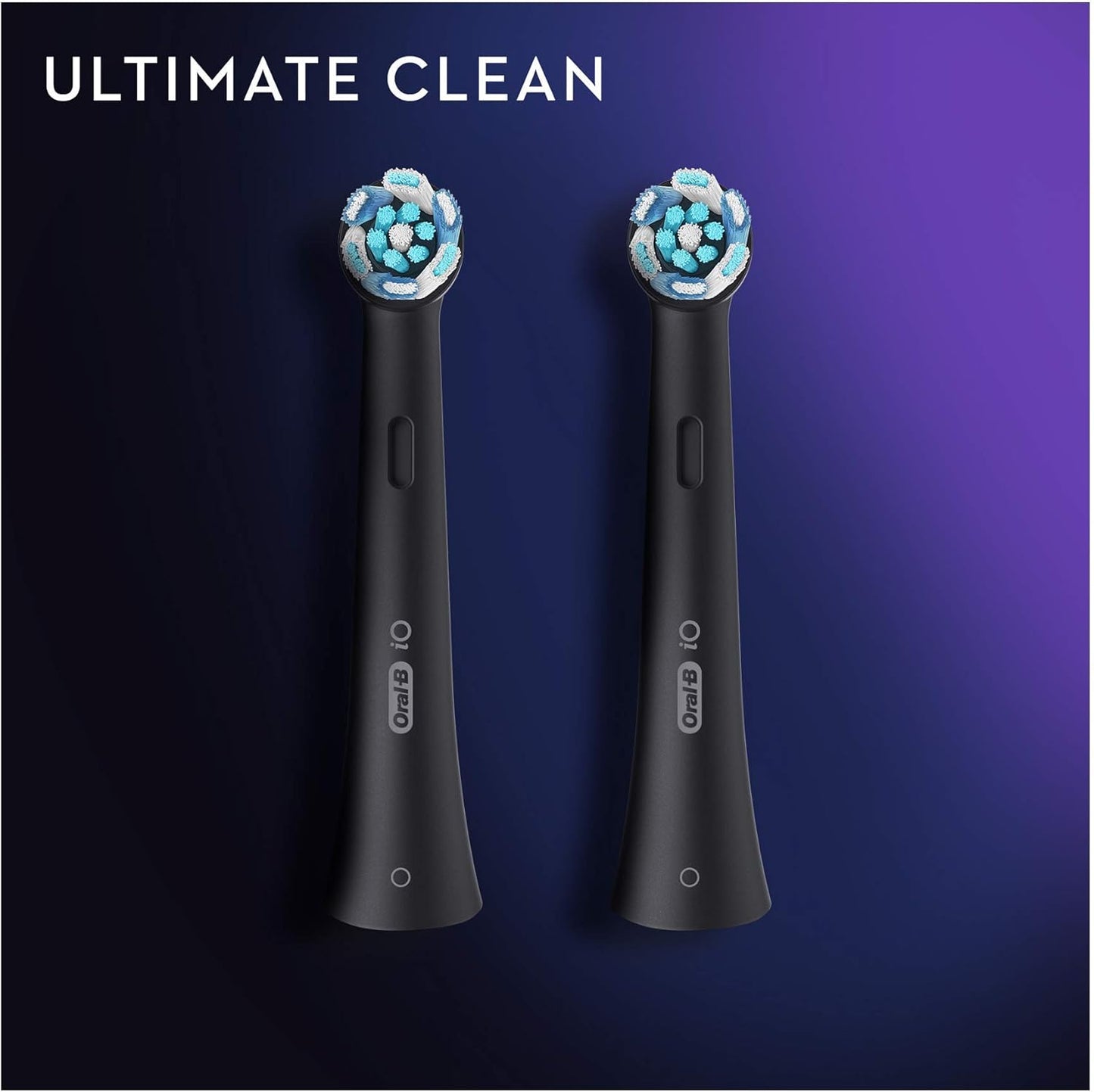Oral-B iO Ultimative Reinigung Aufsteckbürsten 2er Pack Schwarz