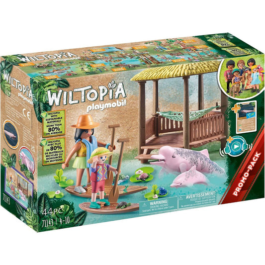 PLAYMOBIL Wiltopia 71143 Paddeltour mit den Flussdelfinen