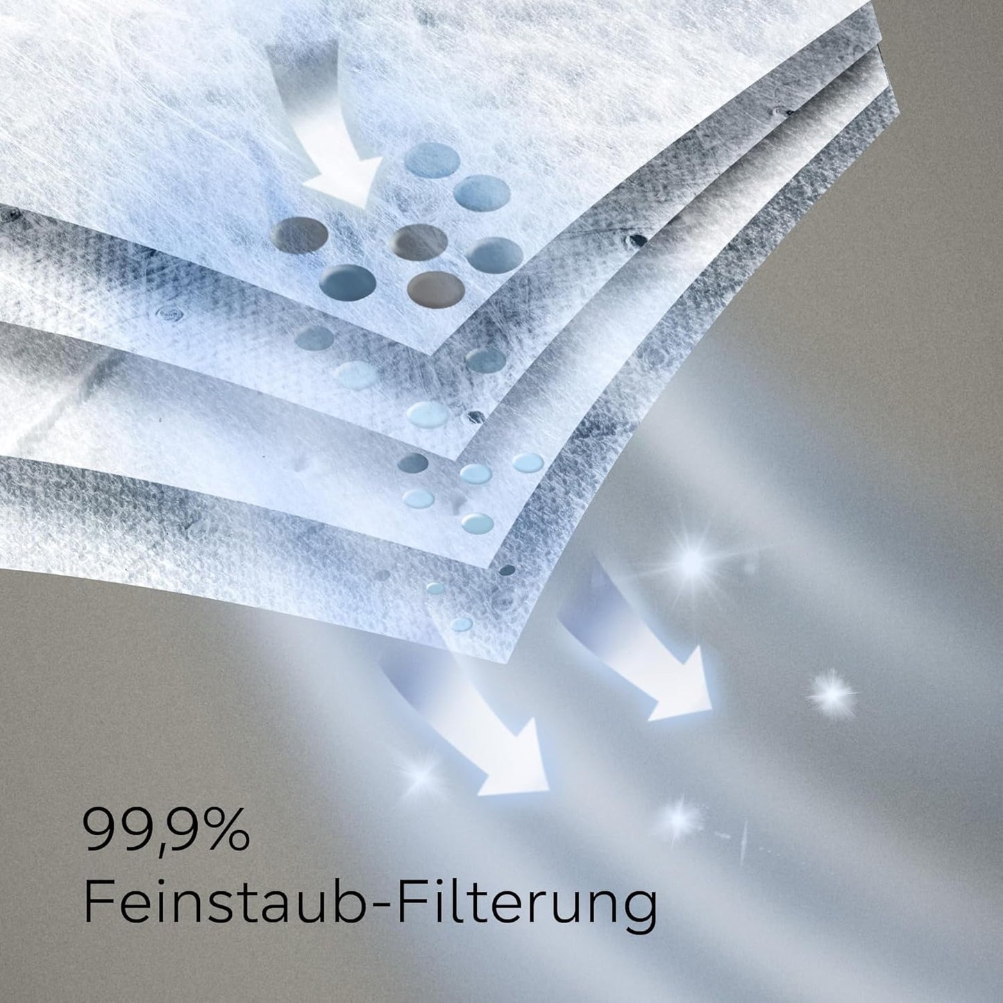 Siemens 4x Staubsaugerbeutel powerProtect Typ G ALL VZ41FGALL, 99,9% Feinstaubfilterung, höhere Reinigungsleistung, 50% längere Nutzungsdauer