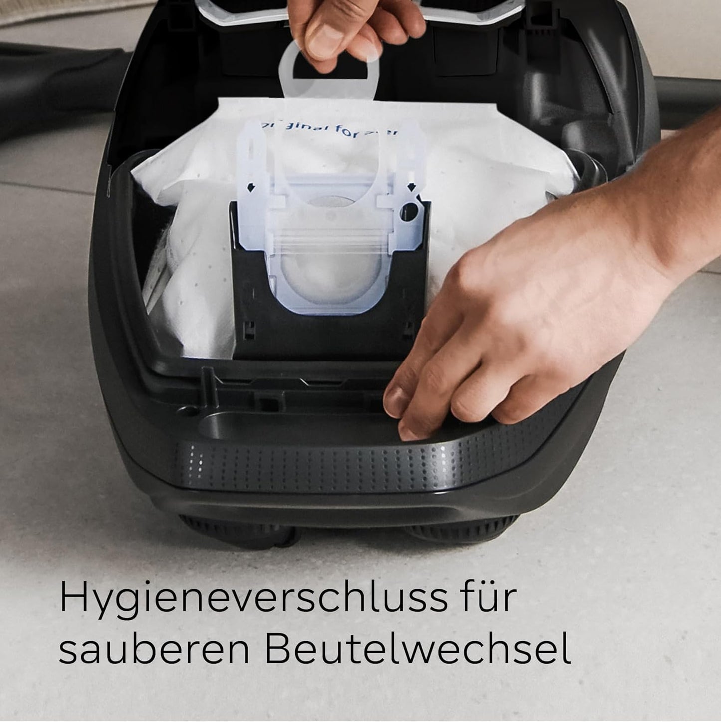 Siemens 4x Staubsaugerbeutel powerProtect Typ G ALL VZ41FGALL, 99,9% Feinstaubfilterung, höhere Reinigungsleistung, 50% längere Nutzungsdauer