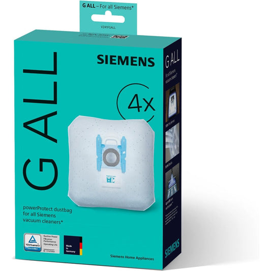 Siemens Staubsaugerbeutel powerProtect Typ G ALL VZ41FGALL 4er Pack