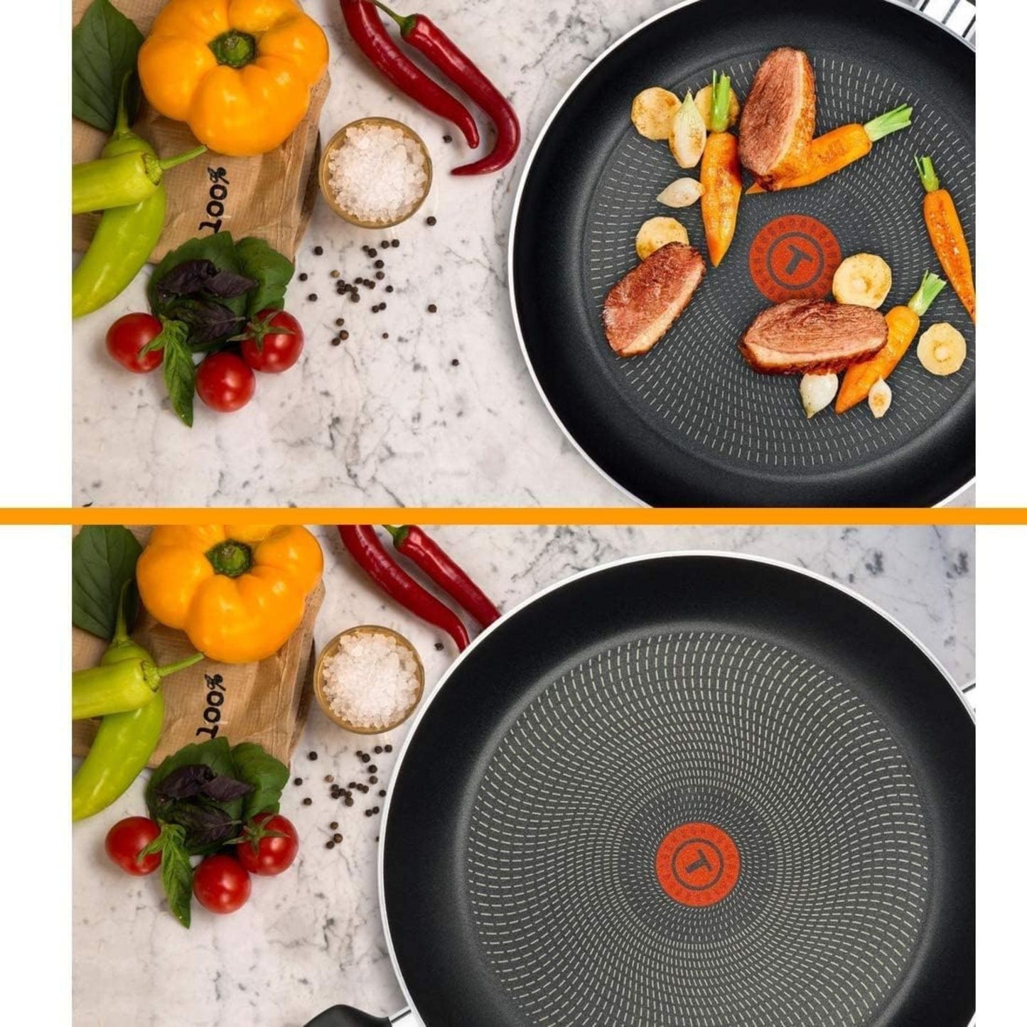 Tefal Simple Cook Pfannenset 2-teilig 24_28cm Pfanne