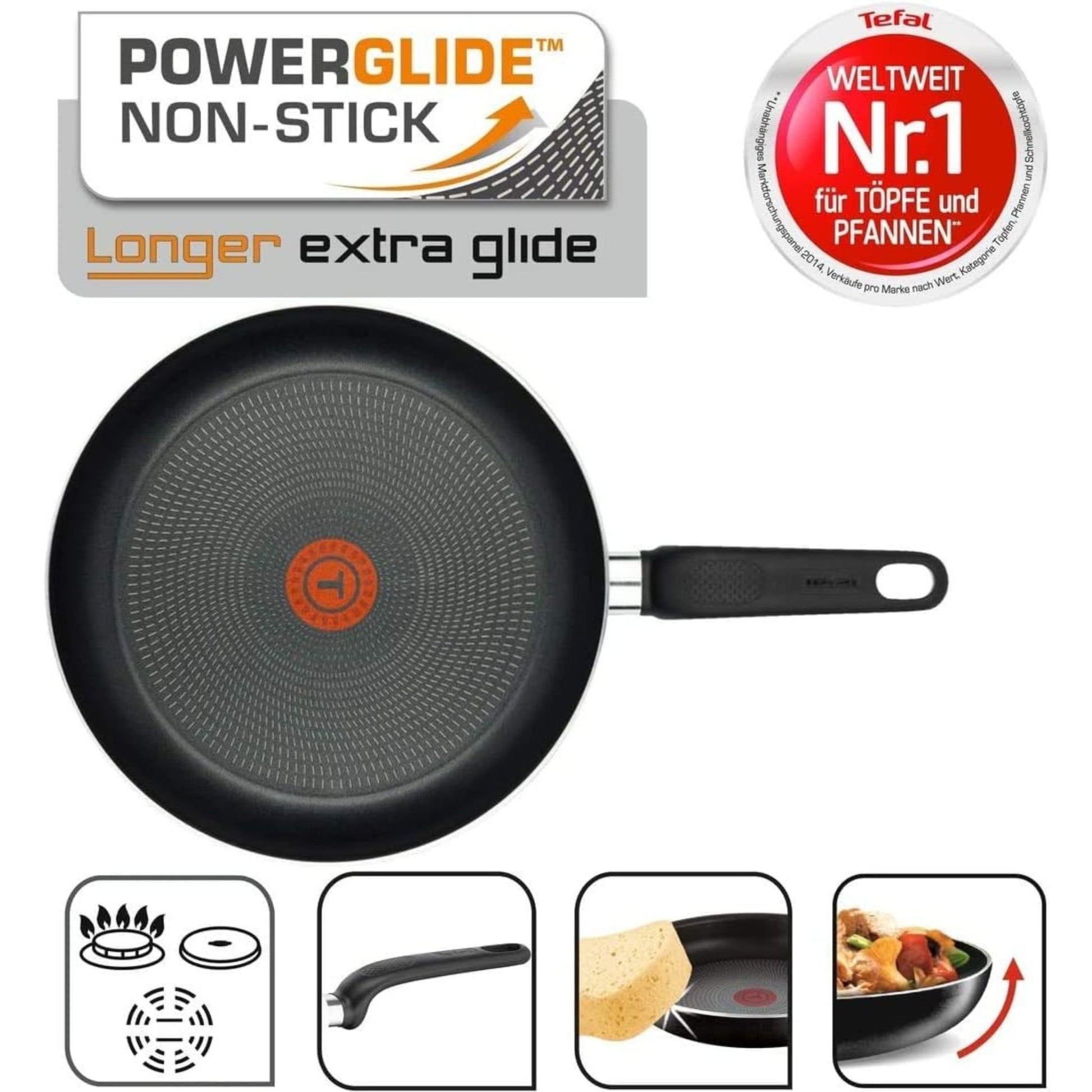 Tefal Simple Cook Pfannenset 2-teilig 24_28cm Pfanne