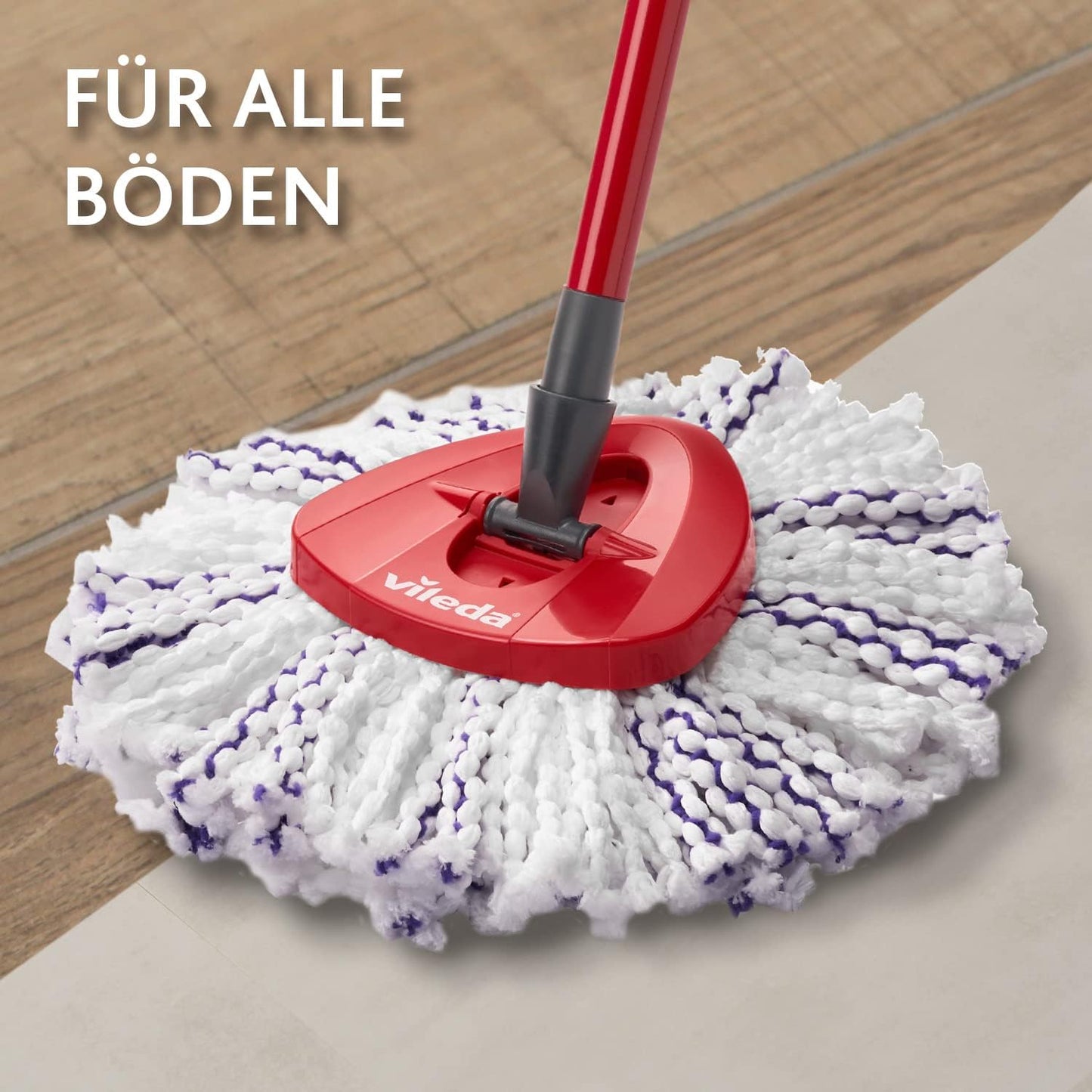Vileda Turbo 3in1 EasyWring & Clean Wischmopp Ersatzkopf 1er Pack