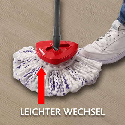 Vileda Turbo 3in1 EasyWring & Clean Wischmopp Ersatzkopf 1er Pack