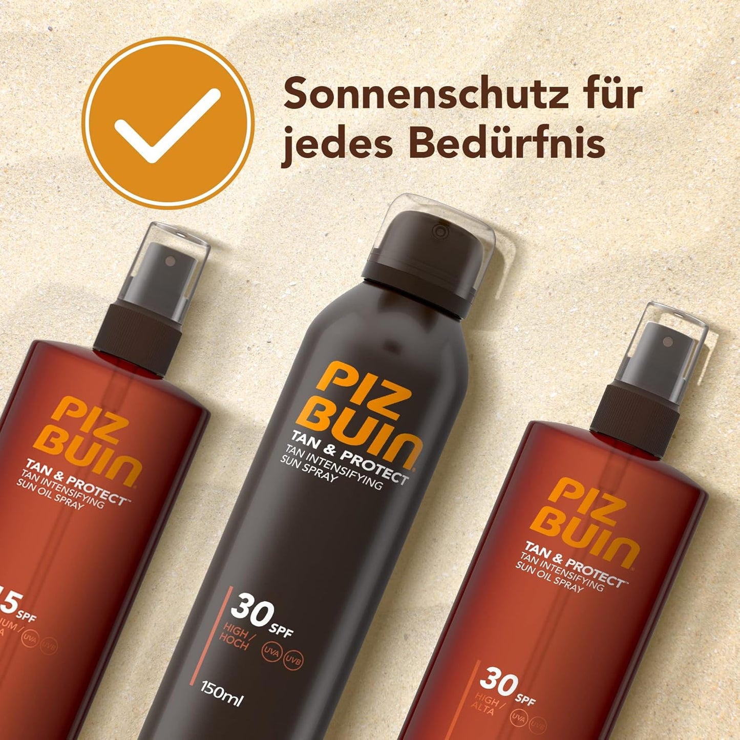 Piz Buin Tan & Protect Bräunungsintensivierendes Sonnenschutz Spray LSF 30 150ml