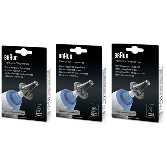 3x Braun ThermoScan LF Schutzkappen 40er Packung