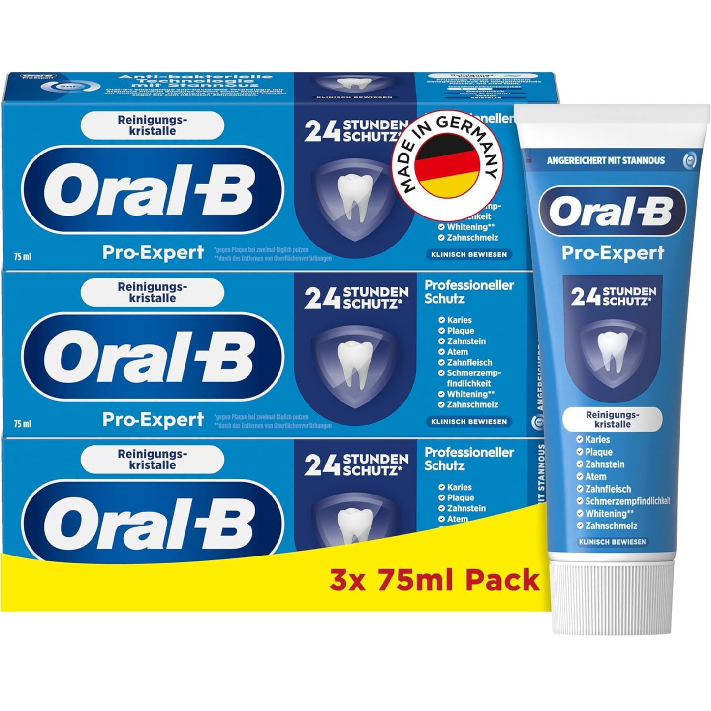 Oral-B Pro-Expert Professioneller Schutz Zahncreme 3x75ml