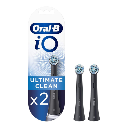 Oral-B iO Ultimative Reinigung Aufsteckbürsten 2er Pack Schwarz