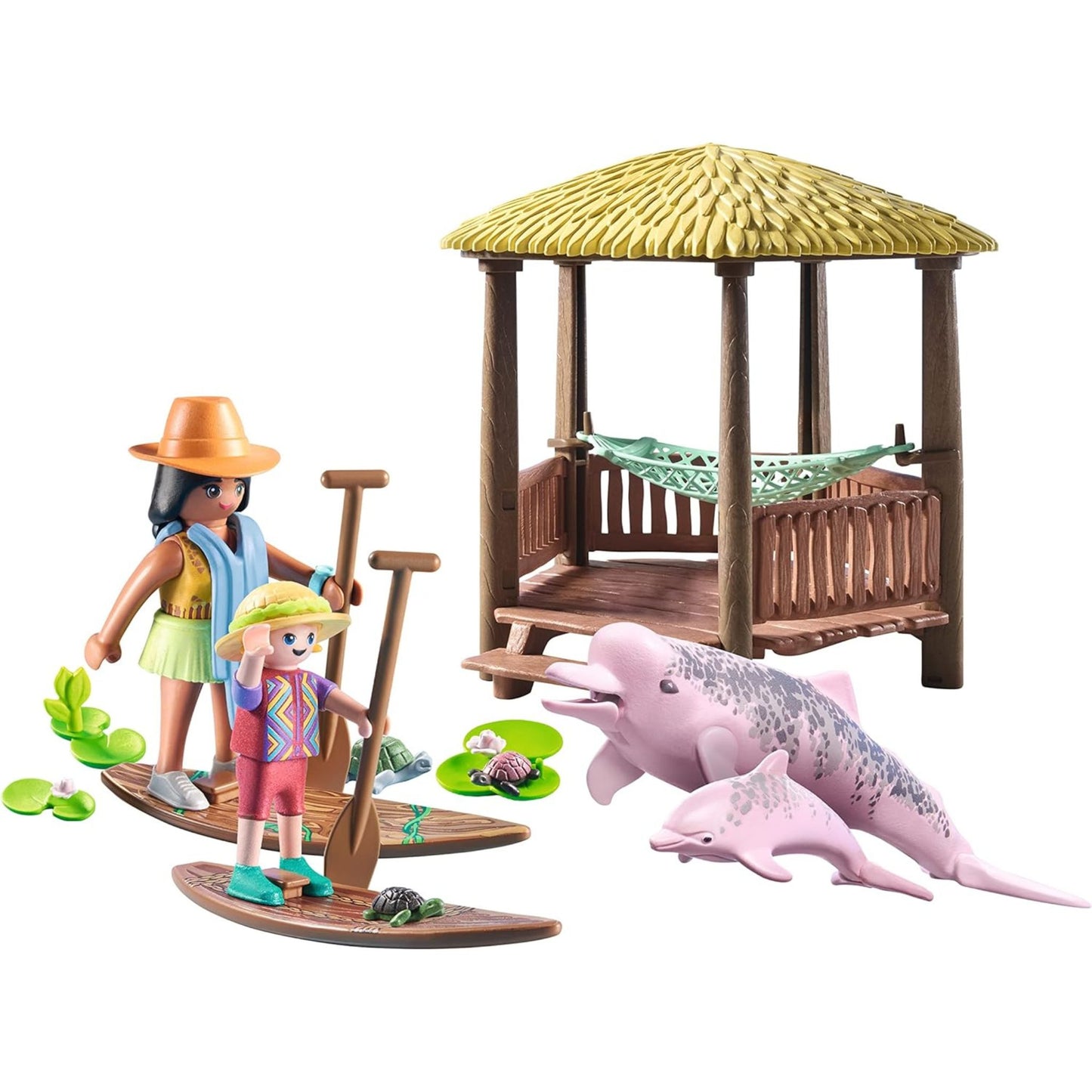 PLAYMOBIL Wiltopia 71143 Paddeltour mit den Flussdelfinen 