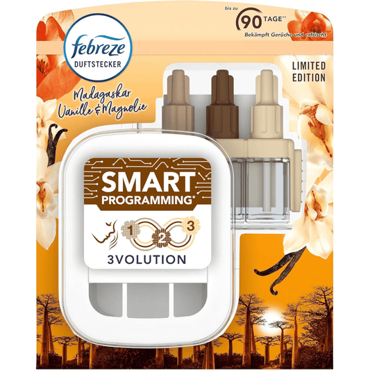 Febreze 3Volution Duftstecker (20 ml) Madagaskar Vanille & Magnolie Starterset - lammertz - tradingLammertz - Tradinglammertz - trading80065405420958006540542095Febreze 3Volution Duftstecker (20 ml) Madagaskar Vanille & Magnolie Starterset