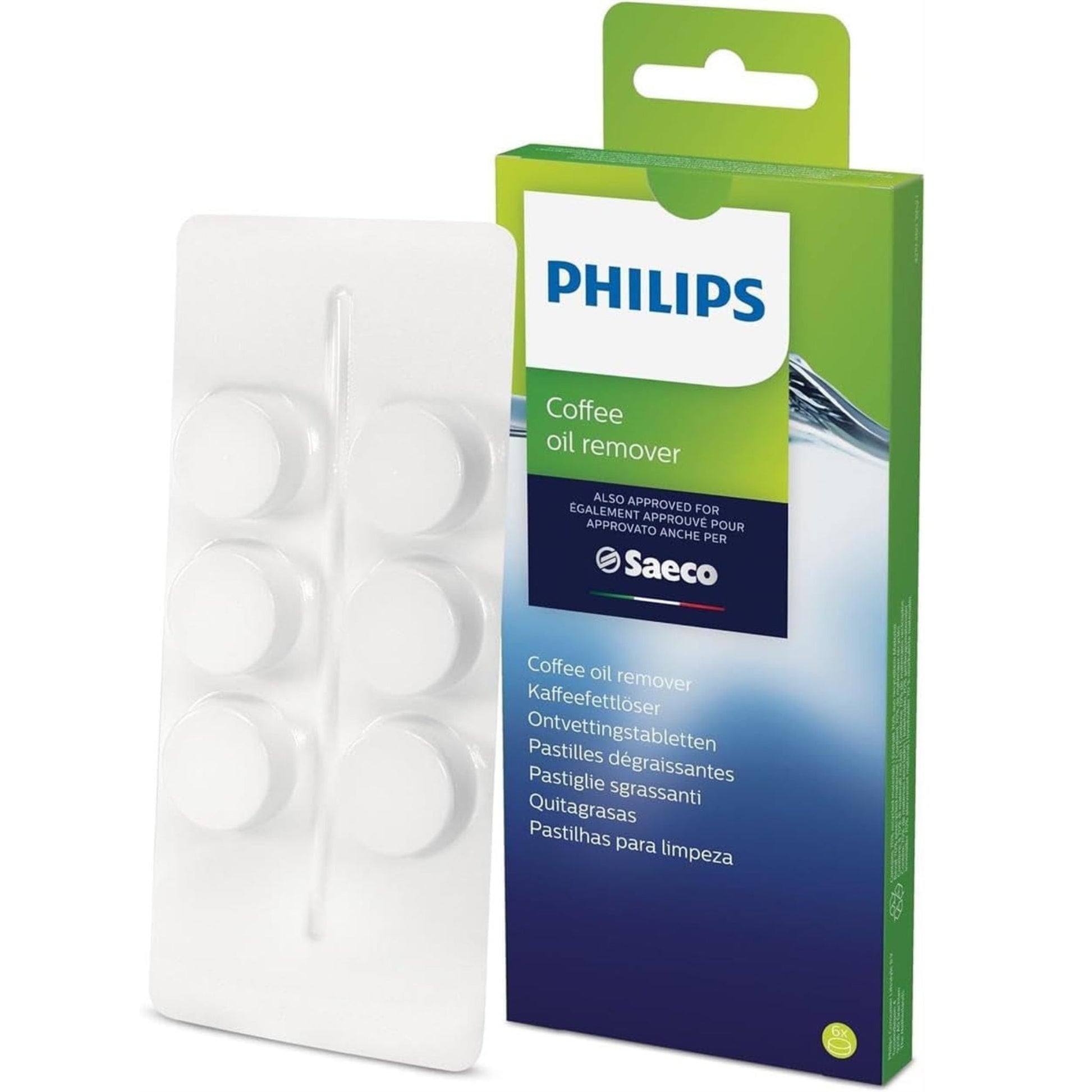 Philips CA6704/10 Kaffeefettlöser - Tabletten für Kaffeevollautomaten - lammertz - tradingLammertz - Tradinglammertz - trading87203890004231er BundlePhilips Saeco CA6704/10 Reningungstabletten